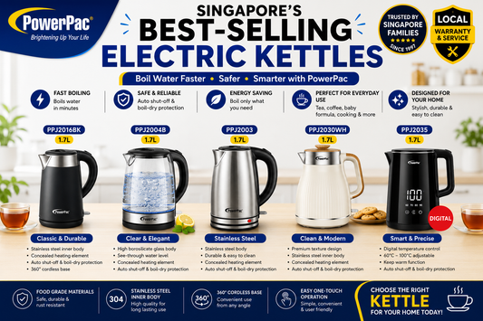 How to Choose the Right Electric Kettle for Your Home — Complete Buyer's Guide Singapore 2026