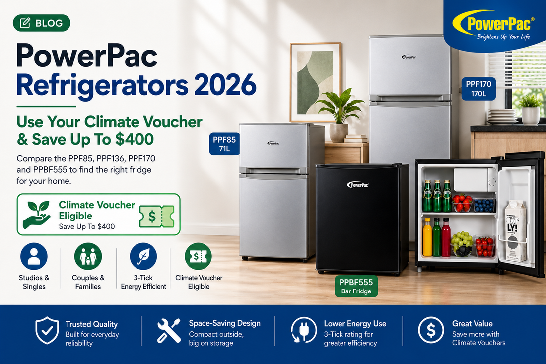 PowerPac Refrigerators 2026 — Use Your NEA Climate Voucher for Up to $400 Off