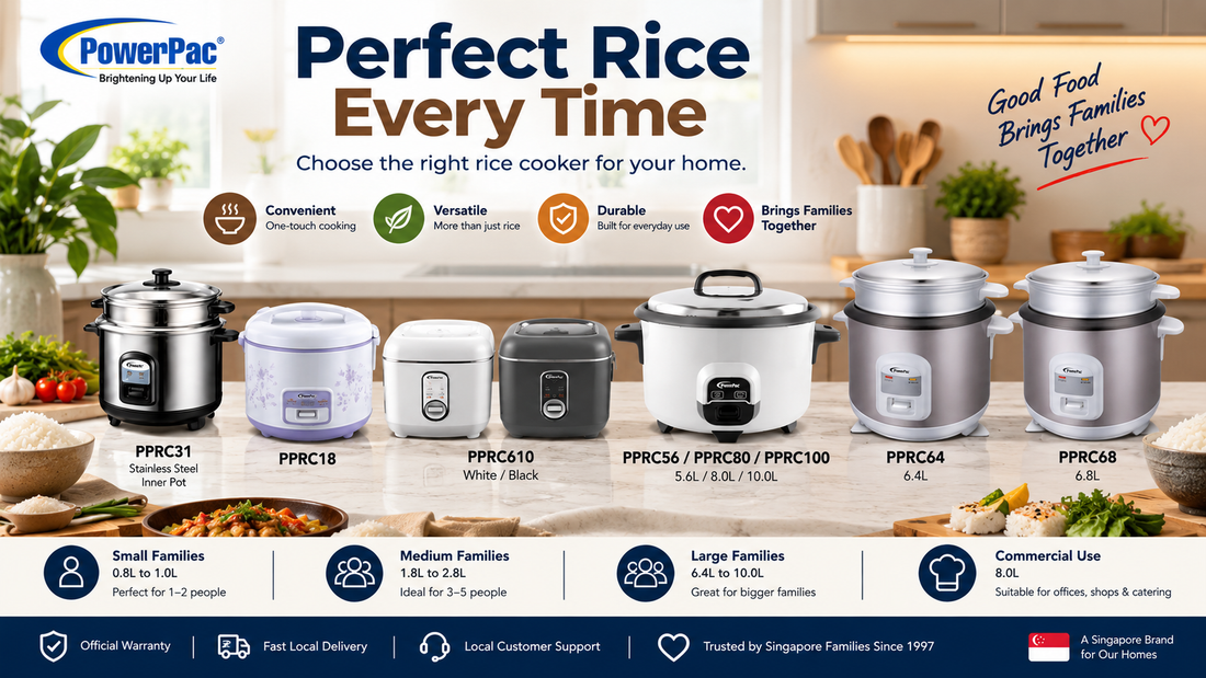 Best Rice Cookers Singapore 2026 — PowerPac Buying Guide