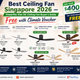 Best Ceiling Fan Singapore 2026 — PowerPac iFan Buying Guide