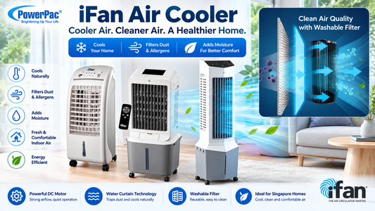 iFan Air Cooler vs Air Purifier Singapore 2026 | PowerPac Guide