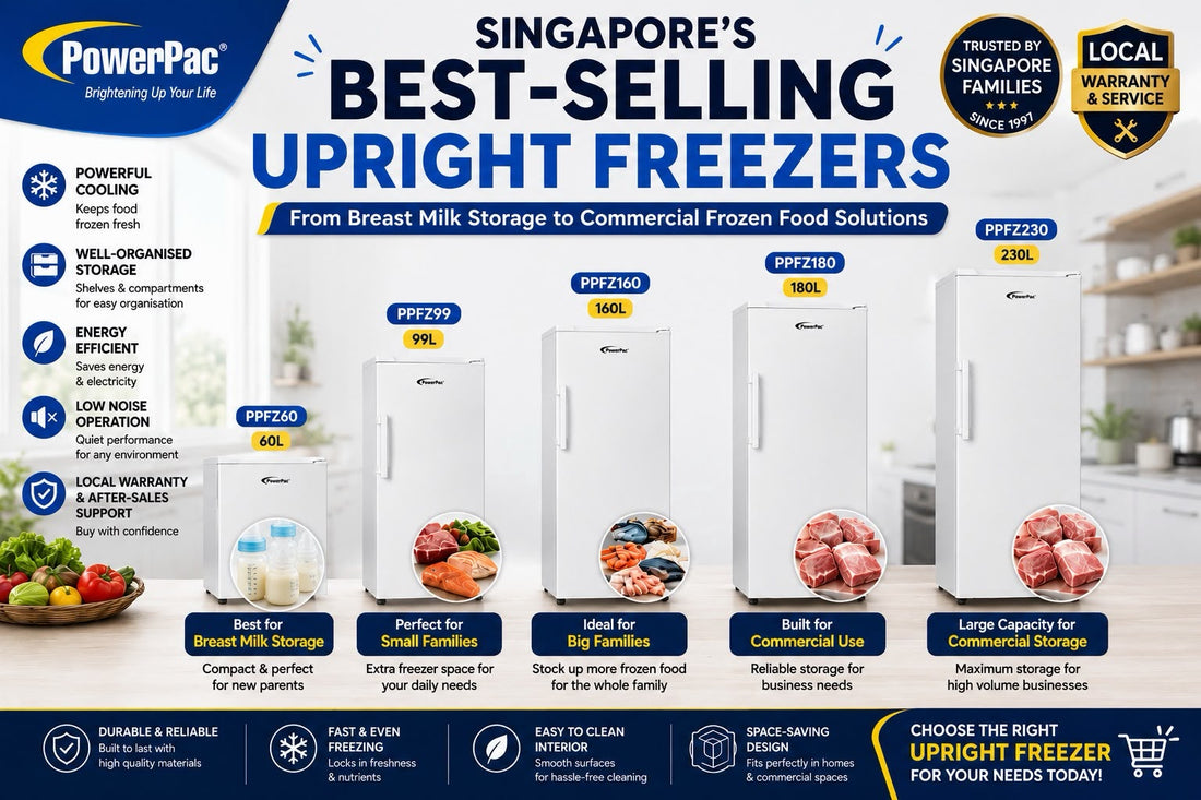PowerPac Upright Freezer Singapore 2026 — For Home & Business