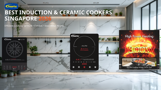 Best Induction & Ceramic Cookers Singapore 2026 — PowerPac Buying Guide