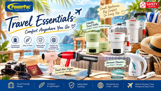 Best Travel Appliances Singapore 2026 | PowerPac Travel Guide
