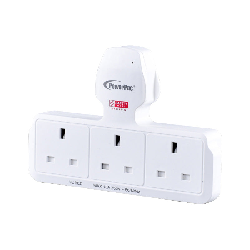 Multi Plug Extension Adapter with 3 Way, Power Extension Socket Adapto ...