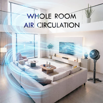 Vornado Energy Smart™ 10in Stand Air Circulator Fan, Vortex Action, Oscillation, 3-Speed (602-AN)
