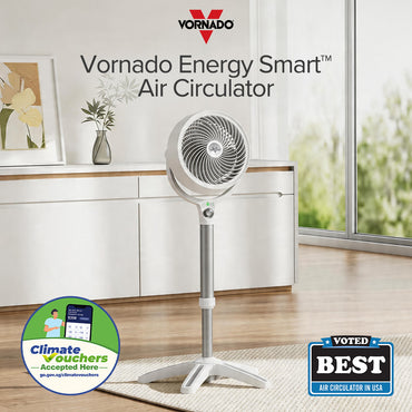 [CLIMATE VOUCHER $400] Vornado Energy Smart™ Air Circulator Fan, Vortex Action, DC motor, Oscillation, Timer, Variable Speed instead (683DC)