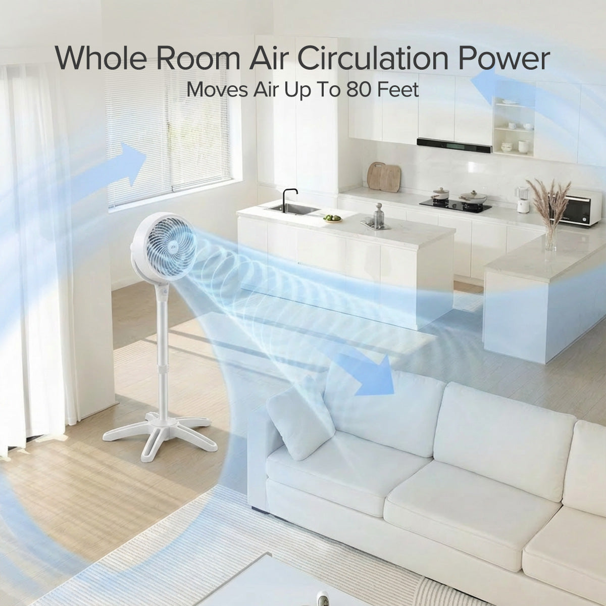 [CLIMATE VOUCHER $400] Vornado Energy Smart™ Air Circulator Fan, Vortex Action, DC motor, Oscillation, Timer, Variable Speed instead (683DC)