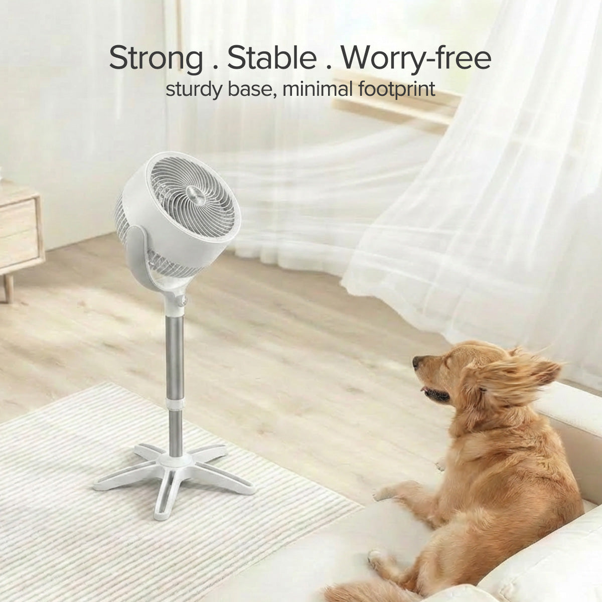 [CLIMATE VOUCHER $400] Vornado Energy Smart™ Air Circulator Fan, Vortex Action, DC motor, Oscillation, Timer, Variable Speed instead (683DC)