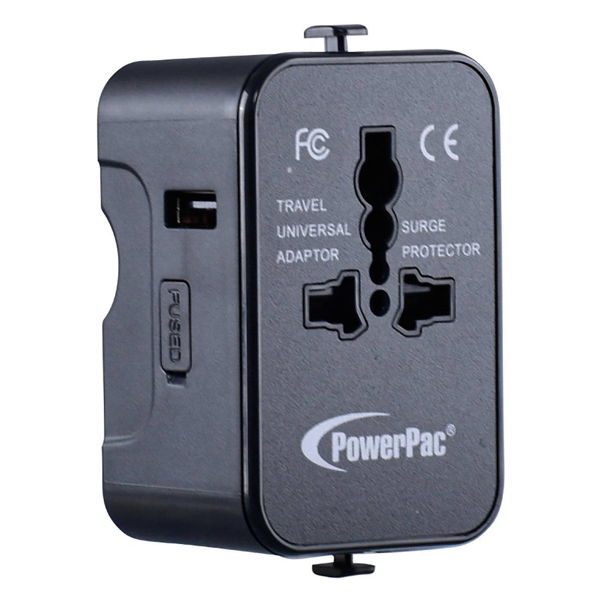 Copy of Multi Adapter | Travel Adapter With 1x USB + 2xType-C Charger | US UK EU AU Adapter (PP7970) Black