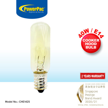 Cooker hood bulb. Pygmy Bulb E14 40Watts warm white(CHE1425)