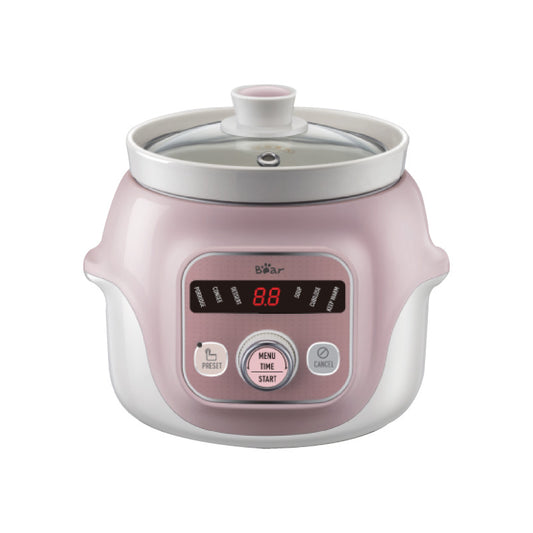 Bear Digital Slow Cooker with Ceramic pot 1.0L (DDG-D10B1)