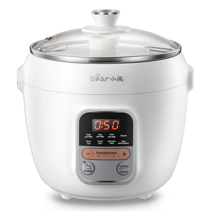 Bear Digital Double Boiler, Slow Cooker 1.0L (DDZ-C10F1)