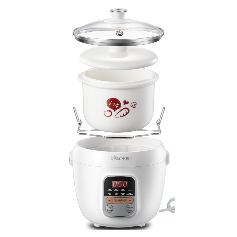 Bear Digital Double Boiler, Slow Cooker 1.0L (DDZ-C10F1)