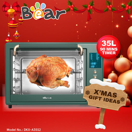 Bear 35L Digital Oven With Rotisserie & 11 Preset Functions (DKX-A35S2)