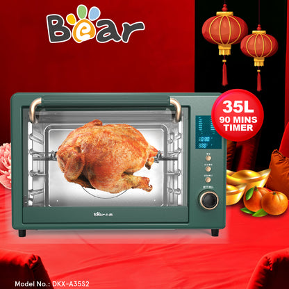 Bear 35L Digital Oven With Rotisserie & 11 Preset Functions (DKX-A35S2)