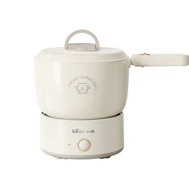 Bear 1.2 Travel Cooker, Travel Pot, Travel jug, Multi Cooker, Mini Steamboat with Ceramic coated inner pot (DRG-V12Z1)