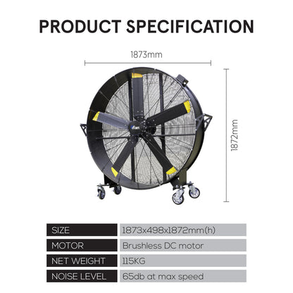 iFan 60” Big Industrial Drum Fan, IF5922