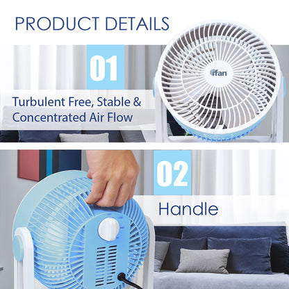 iFan Air Circulator, High Velocity Fan, 8 Inch Desk Fan (IF7408)