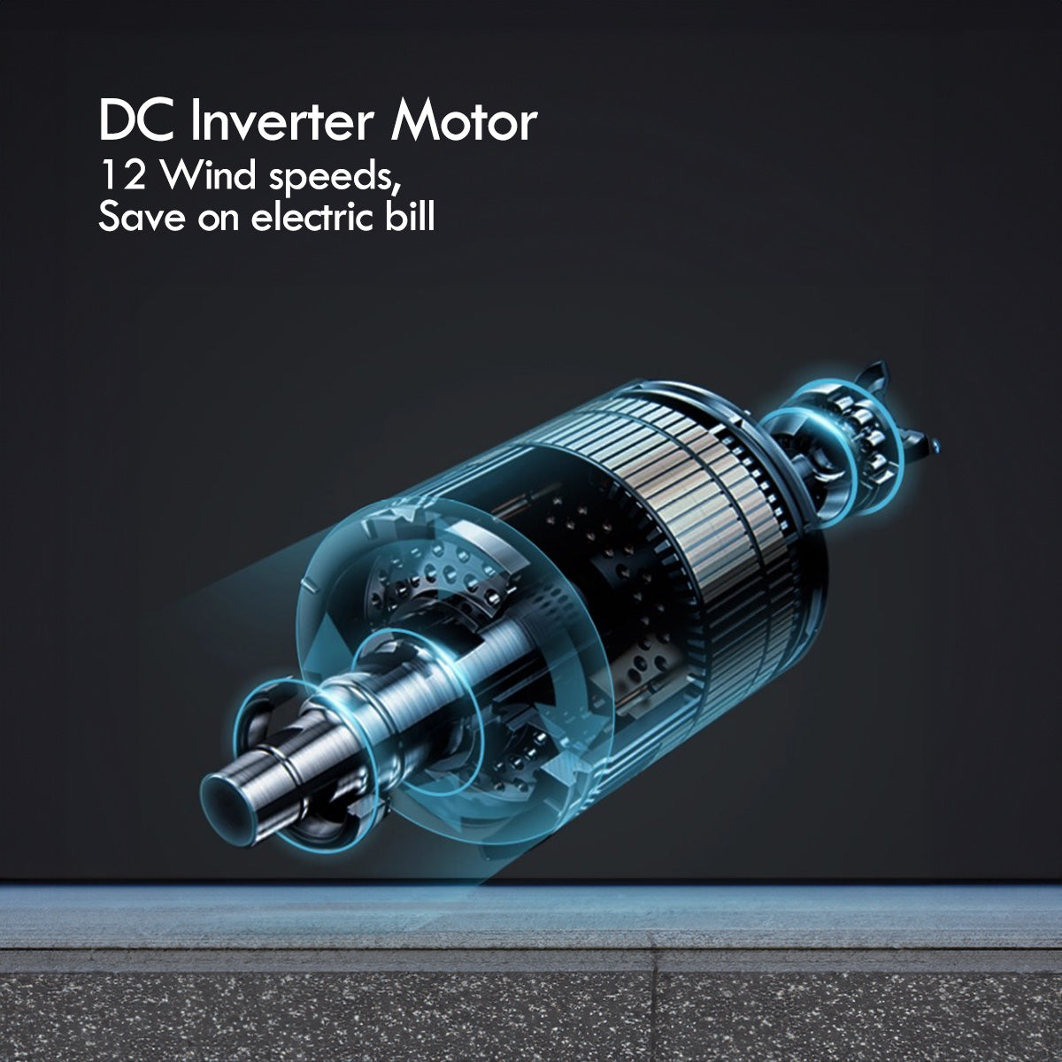 [NEA CLIMATE VOUCHER $400]iFan DC Bladeless Tower Fan – Remote Control, Oscillation, Timer, LED Temp Display, 3 Modes, 12-Speed, white, IF7461