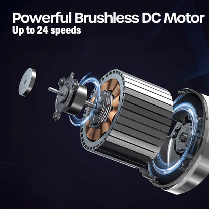 [NEA CLIMATE VOUCHER $400] iFan DC Bladeless Tower Fan – Remote Control, Oscillation, Timer, LED Lamp, Touch-screen, 3 Modes, 24-Speed, black, IF7463