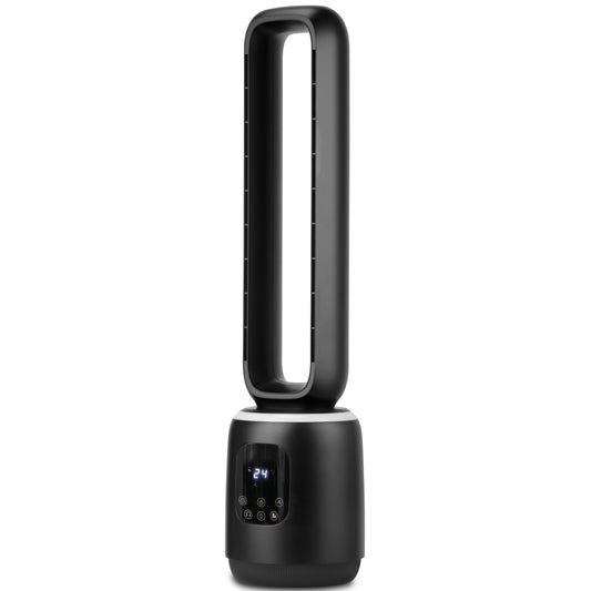 iFan DC Bladeless Fan, Standing Fan, DC Motor Tower Fan with 24 Speed, Oscillation, LED Lighting & Remote Control (IF7463)