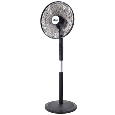 iFan 18" DC Motor Stand Fan with Remote Control – 24 Speeds, Oscillation, Adjustable height, Overheating Protection, IF7468