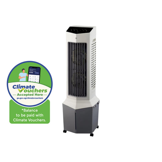 [CLIMATE VOUCHER $400] iFan DC motor Air Cooler With Humidifier | Evaporative Air Cooler | Dust Filters | 12L (IF7475)