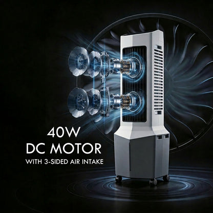 [CLIMATE VOUCHER $400] iFan DC motor Air Cooler With Humidifier | Evaporative Air Cooler | Dust Filters | 12L (IF7475)