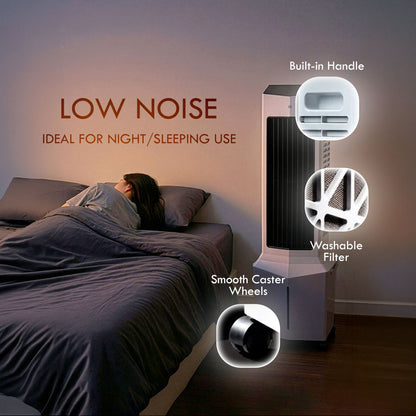 [CLIMATE VOUCHER $400] iFan DC motor Air Cooler With Humidifier | Evaporative Air Cooler | Dust Filters | 12L (IF7475)