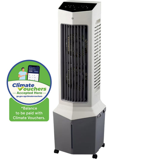 [CLIMATE VOUCHER $400] iFan DC motor Air Cooler With Humidifier | Evaporative Air Cooler | Dust Filters | 12L (IF7475)