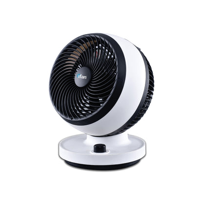 iFan 7" AIR CIRCULATOR TURBOFAN WITH OSCILLATION, Power Fan, Desk Fan, Portable Fan (IF7530)