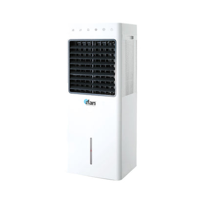 ifan Evaporative Air Cooler – 9.3L Water Tank, 3-Speed, Remote Control, Oscillation, Dust Filter, Ionizer, Mosquito Repellent, white, IF7850