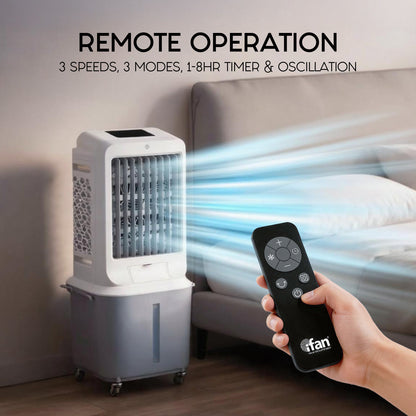 iFan Air Cooler With Humidifier | Evaporative Air Cooler | Dust Filters | 25L Water Tank | 3-Speed (IF7880A)