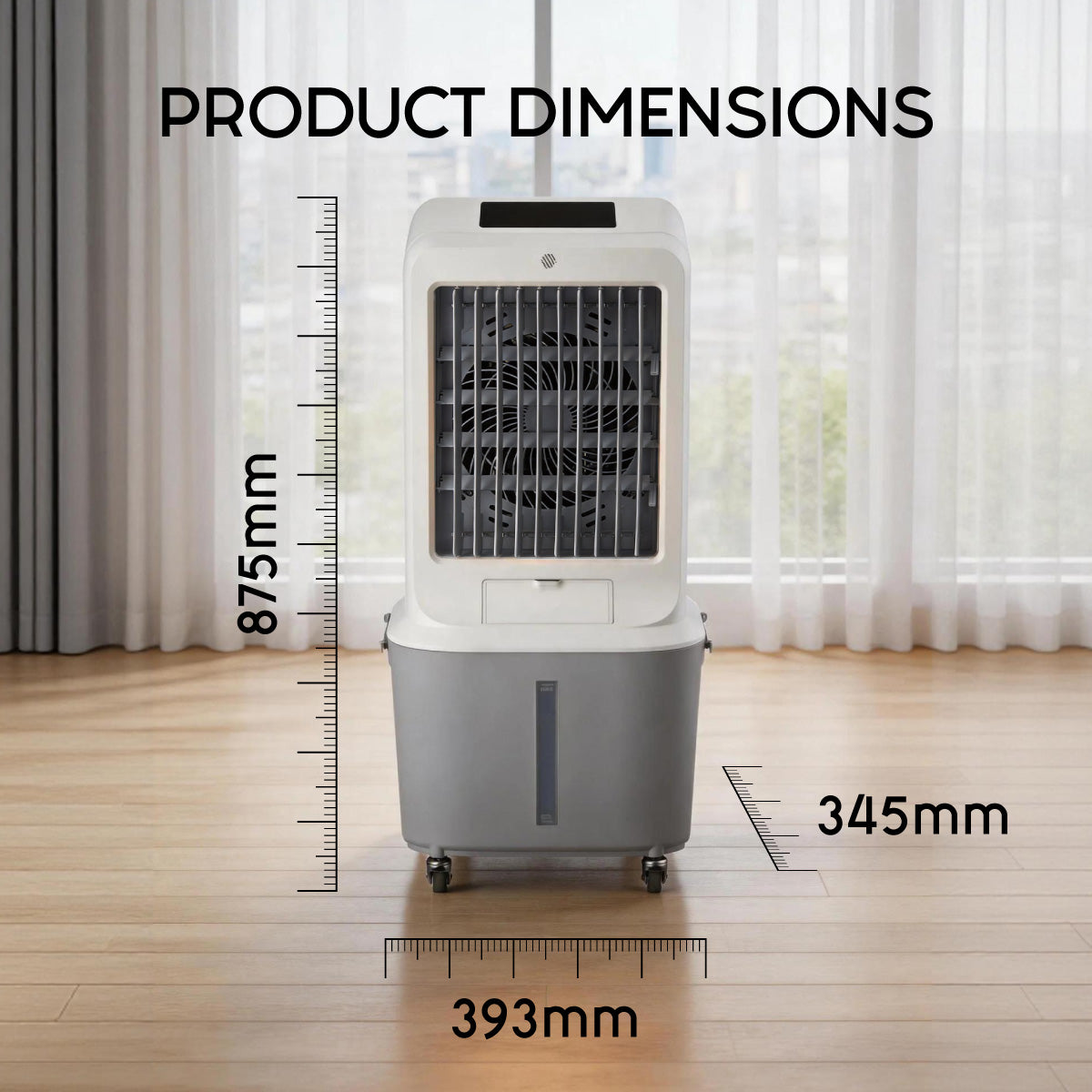 iFan Air Cooler With Humidifier | Evaporative Air Cooler | Dust Filters | 25L Water Tank | 3-Speed (IF7880A)
