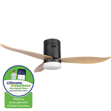 [CLIMATE VOUCHER $400] iFan 46in DC Motor Ceiling Fan | Integrated 3-Colour LED Lights | 6 Speed Selection (IF8346DGWD)