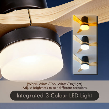 [NEA CLIMATE VOUCHER $400] iFan 52in DC Motor Ceiling Fan | Integrated 3-Colour LED Lights | 6 Speed Selection (IF8352DGWD)