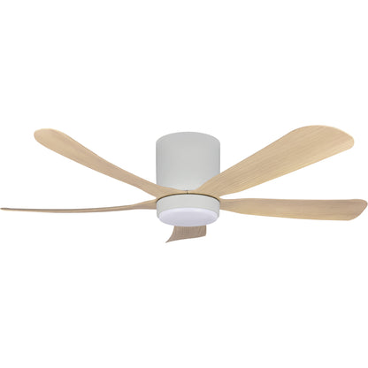 [CLIMATE VOUCHER $400] iFan 56in DC Motor Ceiling Fan | 5 Blades | Dimmable Lights | 6 Speed Selection ((IF8556LGLW)