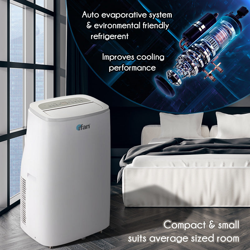 iFan 3IN1 Portable Aircon 14000 BTU Portable Air Conditioner / Fan / Dehumidifier Cools up to 500 sq. ft. (IF9014)