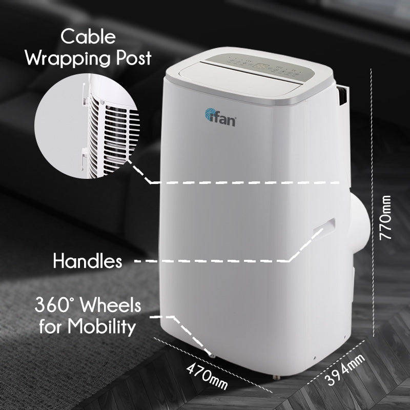 iFan 3IN1 Portable Aircon 14000 BTU Portable Air Conditioner / Fan / D ...