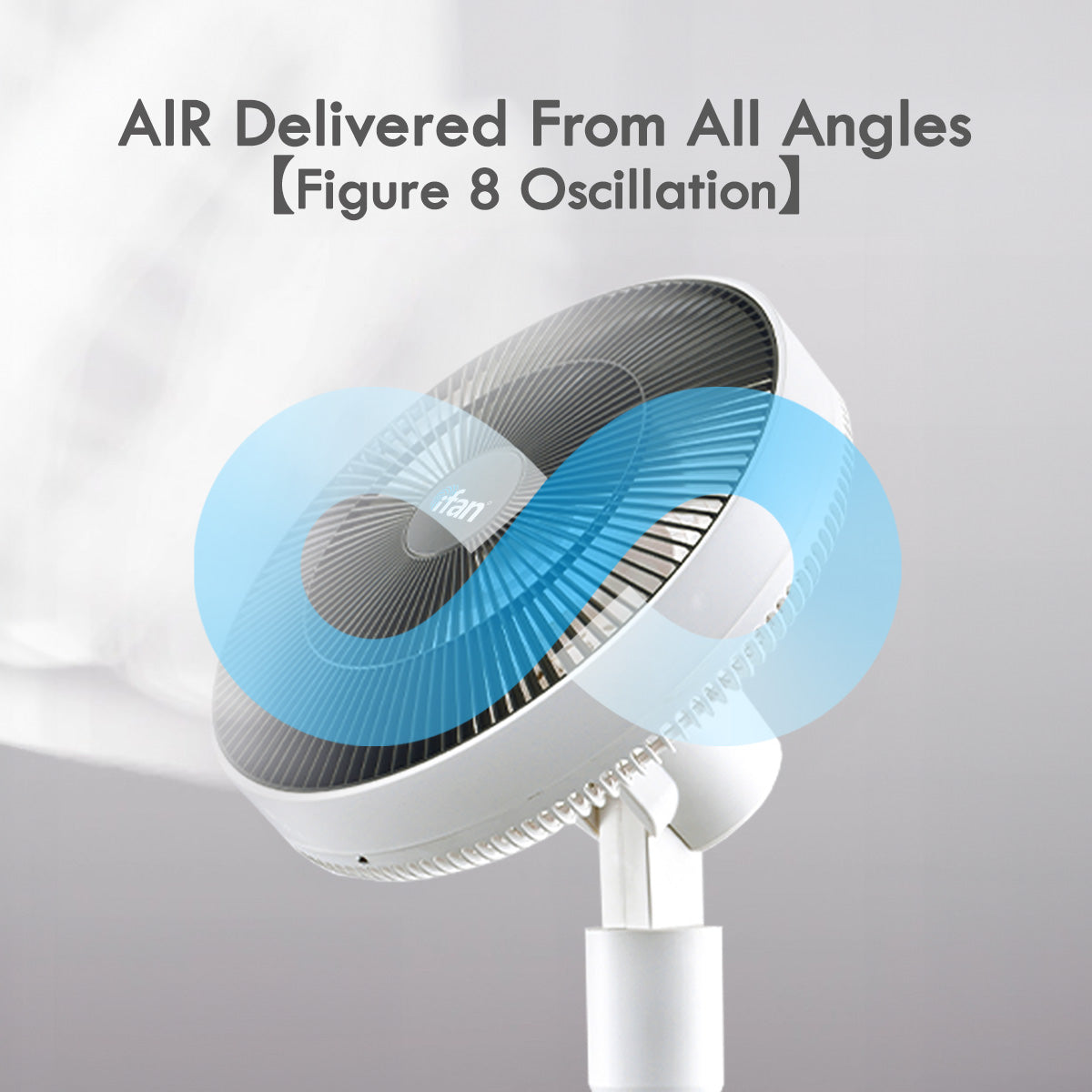 [NEA CLIMATE VOUCHER $400]iFan 14” DC Motor Stand Fan With Figure 8 Oscillation (IF7436)