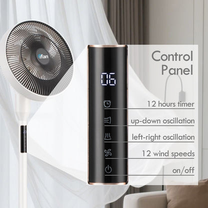 [NEA CLIMATE VOUCHER $400]iFan 14” DC Motor Stand Fan With Figure 8 Oscillation (IF7436)