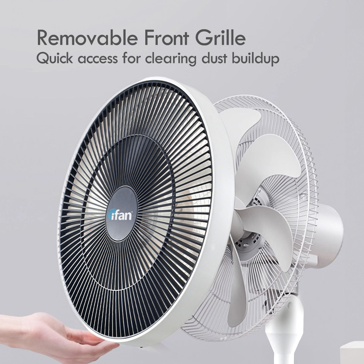 [NEA CLIMATE VOUCHER $400]iFan 14” DC Motor Stand Fan With Figure 8 Oscillation (IF7436)