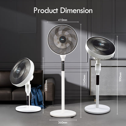 [NEA CLIMATE VOUCHER $400]iFan 14” DC Motor Stand Fan With Figure 8 Oscillation (IF7436)