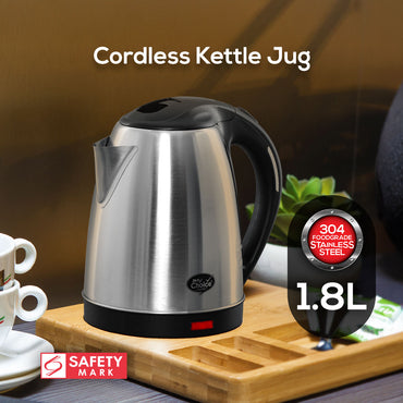 My Choice 1.8L Stainless Steel Cordless Jug (MC118)