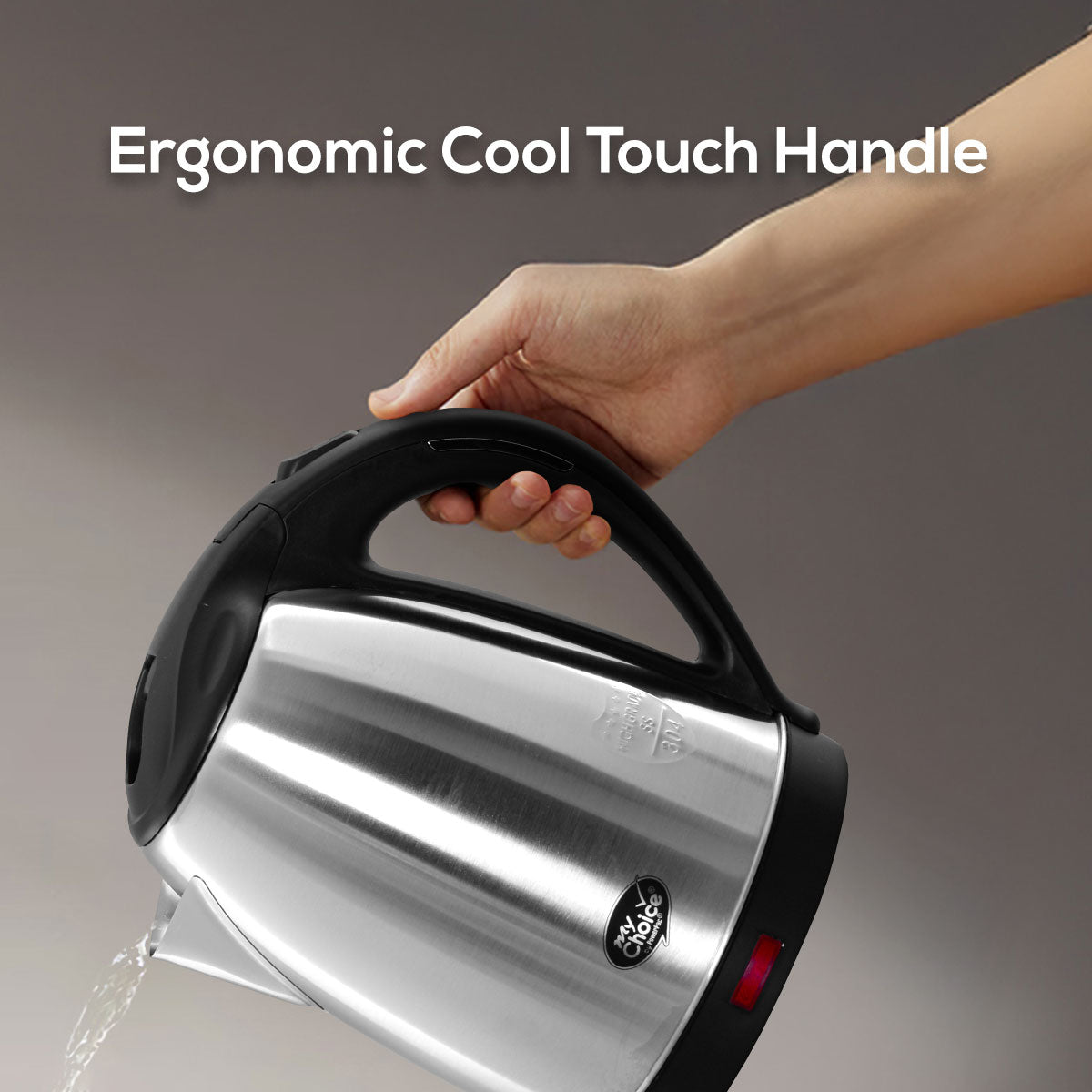My Choice 1.8L Stainless Steel Cordless Jug (MC118)