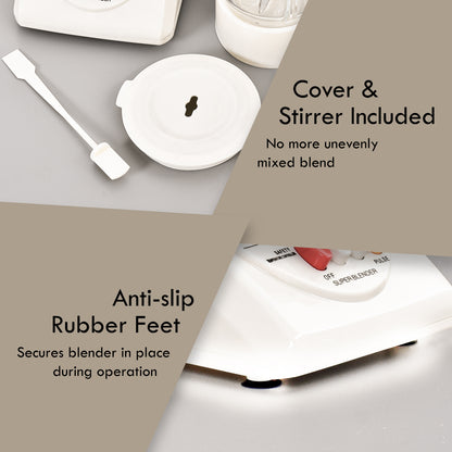 My Choice Glass Jug Blender with Dry Food Mill (MC168)