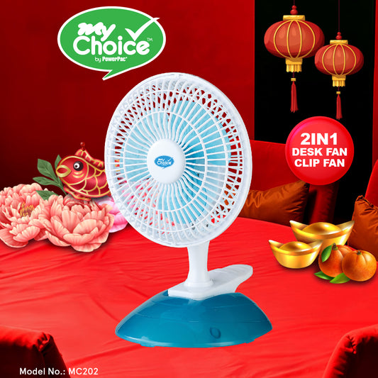 My Choice Clip Fan, Portable Fan, Desk Fan(MC202)