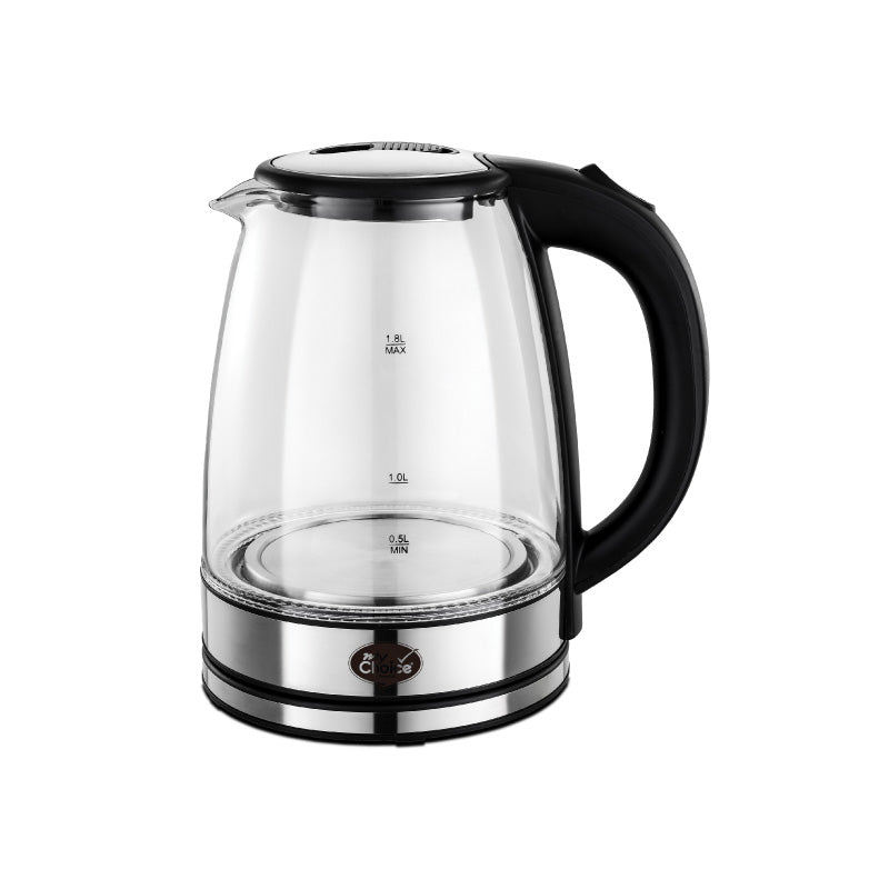 My Choice Electric Kettle Glass Jug 1.8L with Auto Switch (MC7008)