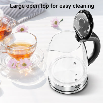 My Choice Electric Kettle Glass Jug 1.8L with Auto Switch (MC7008)